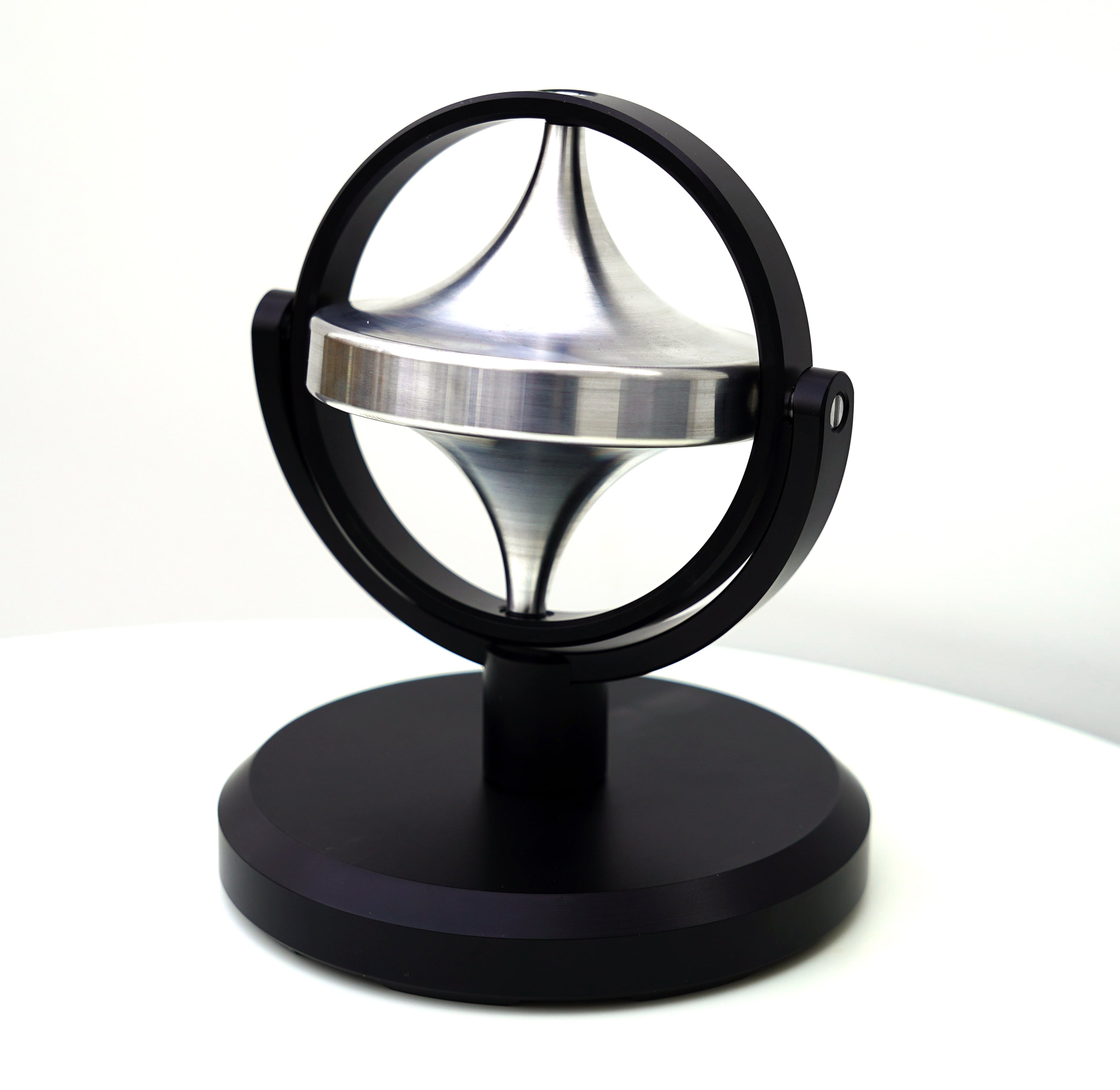 Precision Scientific Gyroscope Model, Desktop Art, Aluminum Version